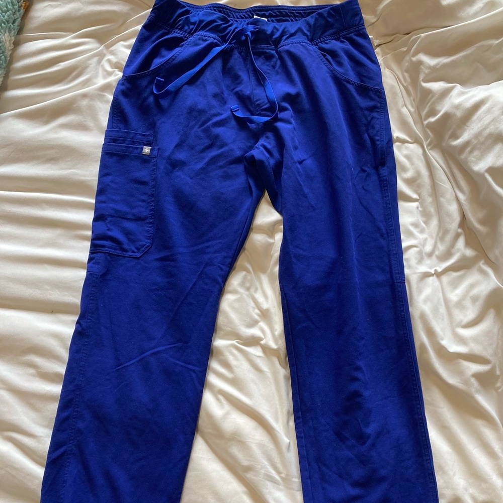 Galaxy blue Figs Scrub Pants